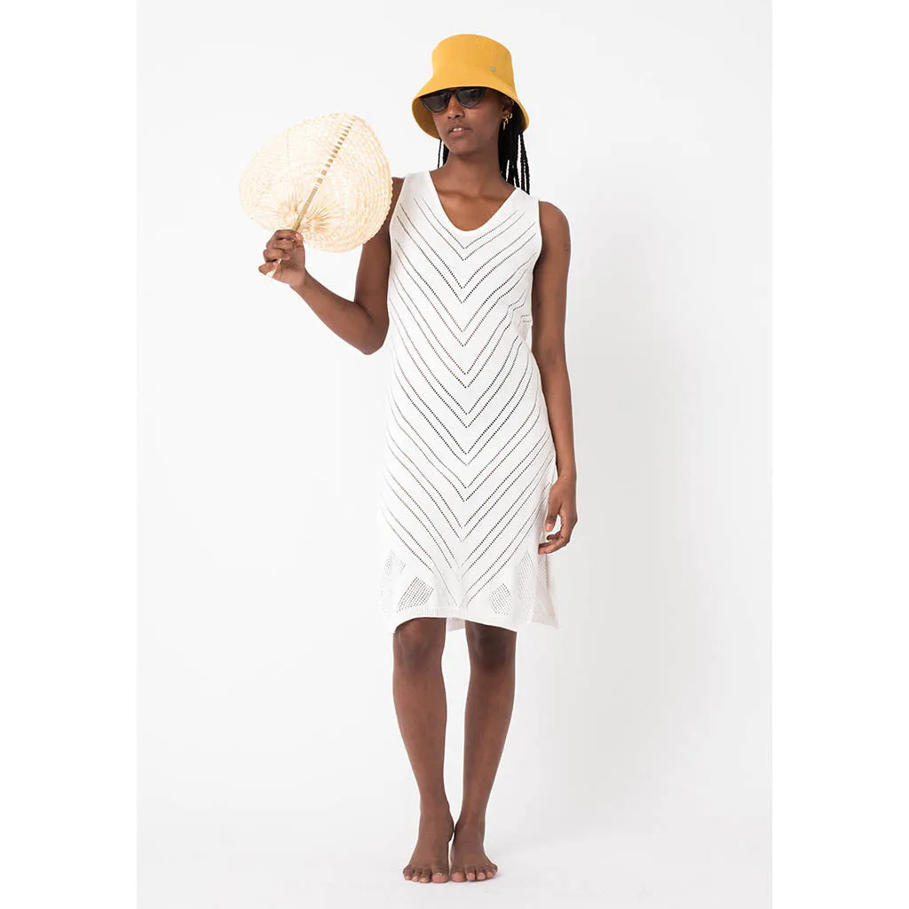 Thea Resort Dress | Ecru